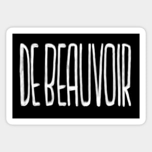 Philosophy, Simone de Beauvoir Magnet